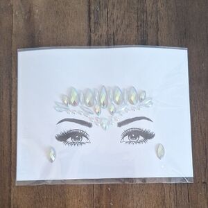 Rhinestone Face Gems Jewels Face Crystal Stickers